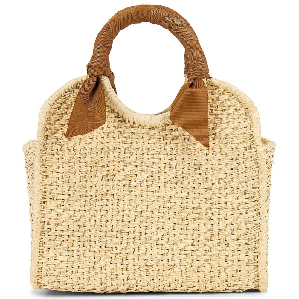 Sensi Studio Straw Handbag